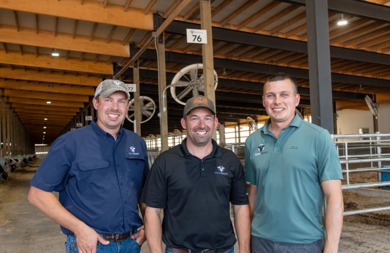 GenoSource's Kyle Demmer, Tim Rauen and Matt Simon