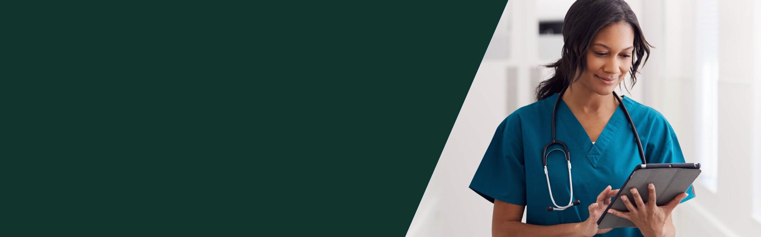 A vet looks at her charts